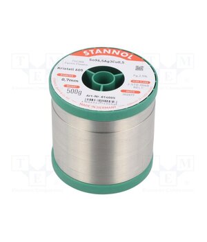 814005 Tin; lead free; Sn96,5Ag3Cu0,5; 0.7mm; 500g; reel; 2.5% M4QQ8HjCKdycRg3RwyqlTBqZrpSZP5_vCRuVLnhVxKU
