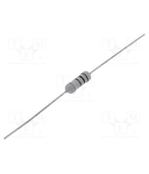 MOF1WS-2K7 Resistor: metal oxide; THT; 2.7kΩ; 1W; ±5%; Ø0.6x26mm; Ø3.2x9mm IVWn143GSR1LRLIqwCNNk3ZCbNrFmZRWAAUWAo_RL_A