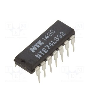 NTE74LS92 IC: digital; divide by 12,counter; TTL; THT; DIP14 Nh_3lRkpYTVoYwUh9fdBpxZ1q4QWZ2272J-wvr0oBAI