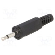 KLS 10 SCHWARZ Connector: Jack 2,5mm; plug; male; mono,with strain relief CbTsJqouH1TbWd_ruVECXw7cBAcjfHgLRIWDnCXOiXI