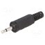 KLS 10 SCHWARZ Connector: Jack 2,5mm; plug; male; mono,with strain relief CbTsJqouH1TbWd_ruVECXw7cBAcjfHgLRIWDnCXOiXI