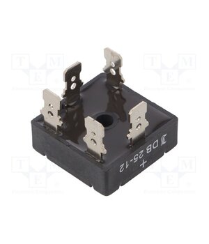 DB25-12 Bridge rectifier: three-phase; Urmax: 1.2kV; If: 25A; Ifsm: 350A YvAZWTS7x-Jda2z5xWQmMc-DNjZ8gay948_IxV3gt_0