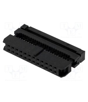 DS1017-24MA2 Connector: IDC; plug; female; PIN: 24; IDC; for ribbon cable; 2mm ll2LHMxxTdwdmZlC1nPHYxLg333Zb0lduj75BJLGAOE