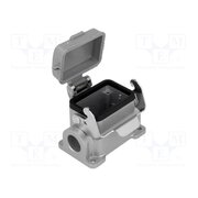 C14610N0068071 Enclosure for connectors: HDC; size E6; with latch; with cover GN8j_fJ3P03rabdUsLRnLfZcVJdM3Tm7FBGMRlzAsoM