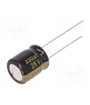 EEUFM1E331 Capacitor: electrolytic; low ESR; THT; 330uF; 25VDC; Ø10x12.5mm 8H8GuVEplQGlvRFiKpYIIz1u8vsJizWxNRVT5zIm0yU
