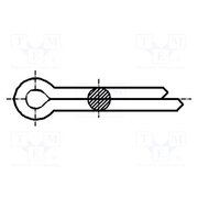 1415484 Cotter pin; steel; BN 912; Ø: 2mm; L: 22mm; DIN 94; ISO 1234 lVuda5xux3mba9Vto2rIpWEX1EhO_FQ0iwyHT5kZ0N0