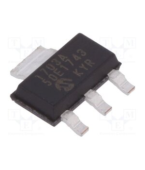 MCP1703A-5002E/DB IC: voltage regulator; LDO,linear,fixed; 5V; 0.25A; SOT223-3; SMD sOska_DRZGbSKf0vIO4E1GIwTiM0DPib2h0cRE4j5KE