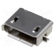 207A-ABA0-R Connector: USB AB micro; socket; SMT; PIN: 5; USB 2.0; gold-plated w4eEzNW1EzkLiyur2DMYFdSA4s73Xg6TaPIk4Ay92ag