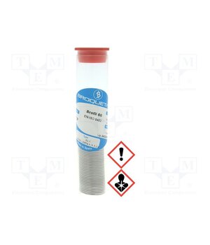 B21PW15-26100-6R104 Tin; lead-based; Sn60Pb40; 1mm; 10g; phial; 183÷190°C; Flux: SW26 LpVYSM3KFH9MBcAozKmcjwAgFzTXQr1UzWNNB_PdDwA
