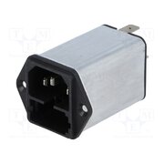 4301.5002 Connector: AC supply; socket; male; 2A; 250VAC; C14 (E); KFA; 5x20mm ohqxHZTorqAO7EWMW2dBeSTZJdG33iq6PmlY5C9503E