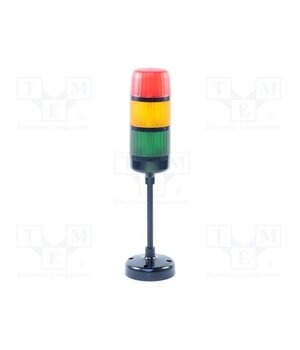 KS-AD/3_CZ_P_125/RYG/M Signalling column; red/yellow/green; LED; 20÷30VDC; IP65; KS-Ad yRzUtrJuuv7tFRgUAY9JQqoRZRSJr6WTXyb0swxAx4w