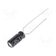 EEUEB1J4R7SB Capacitor: electrolytic; THT; 4.7uF; 63VDC; Ø5x11mm; Pitch: 5mm Sdlo0Dx8954zYNN6t3g1M5lVS5AiMH9oBZQBzdqug4Q