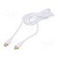 CC-USB2S-CM8PM-1.5M-W Cable; USB 2.0; Apple Lightning plug,USB C plug; 1.5m; white AkcuE09raFsKme-tPBYz2eWaeJXNfVehPHXoq_rh6Ug