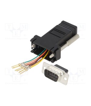 2112-0100-11 Transition: adapter; D-Sub 9pin male,RJ11 socket -CaWG8yv66ZYry4oyS2z3ay43zRH7dF883DeydPWyzE
