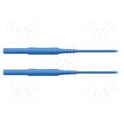HSPL 8568 / AWG16 / 200 / BL Test lead; 6kVDC; 6kVAC; 16A; banana plug 4mm,both sides; Len: 2m bD40XyJxKINge4WPNJdEdqqG3bzC4LU2QIVcQkFNaZ8