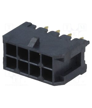10127721-082LF Connector: wire-board; socket; male; PIN: 8; Minitek® Pwr 3.0; THT Rygh5QxPbfeFSi30_4PzhILyJ6vLCwTPR49fWvtjLVM