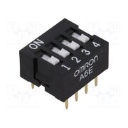 A6E-4101-N Switch: DIP-SWITCH; Poles number: 4; ON-OFF; 0.025A/24VDC; Pos: 2 IuYr6RcHmptsUp7s_oI7l5xKWJZsEbgDIm8wW4nczGY