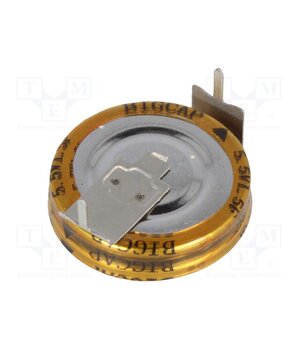 BCE005R5H155FS Supercapacitor; THT; 1.5F; 5.5VDC; ±20%; Ø19x6.5mm; -25÷70°C; EDLC V68Td7Ra-zz4j7_hFR8rt0hN5K00X9GCJK1RPXsooFo