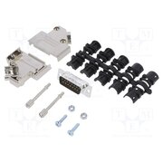 L17D45PK-M-15+L717SDA15P Connector: D-Sub; PIN: 15; male; angled 45°; soldering; for cable toX5X83rTQHh2b8pDMK5uDWPG43Ic1ZWb_62aFBb3Bo