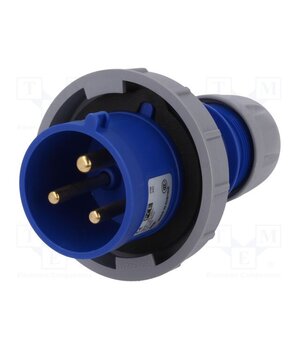 0232-6 Connector: AC supply; plug; male; 32A; 230VAC; Shark; IEC 60309 c4EoJysrD4n3kMKFcYUVOWXcNRA_jcyu6g91nYtA6As
