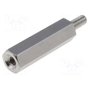 216X45 Screwed spacer sleeve; 45mm; Int.thread: M4; Ext.thread: M4; brass g2tcvGqcJhTV_zg5_DEP8Ps4hiZXvQKjWNcW1LLsV1Q