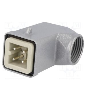 75009604 Connector: HDC; plug; male; EPIC KIT; PIN: 4; 23A; 400V; 3+PE; angled xWTf1Fk7i6nRmesCCYIxWq94DZiO8fZHJyXTuHKjHKc
