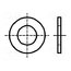 1267833 Washer; round; M24; D=44mm; h=4mm; steel; Plating: zinc; DIN 125A NQNL4kivIUStB9H0HsZY5sq0DEmaUnWpjHYUddxsxRU