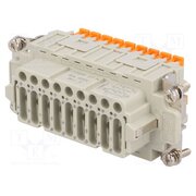 CDSHF 27 N Connector: HDC; female; CDSH; PIN: 27; 10A; 400V; 27+PE; size 77.27 MWfds5pfExDVdKqvNCFLCLDU81Y_WCDBp9XYJcts6Ak