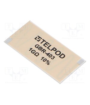 GBR-403-1G-10% Resistor: thick film; THT; 1GΩ; 2W; ±10%; Pitch: 19.05x38.1mm NqDtcOL31mpSYjpcgyuFSd4aPqc2psW6FAyTn3ET3d4