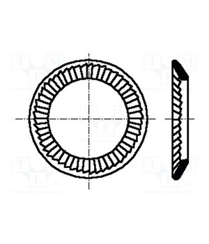 1279912 Washer; spring,externally serrated; M6; D=10mm; h=1.2mm; BN 792 n04bma6ylXWNmNEOUhpfcqLXNoOH660PMtIrEhztllA