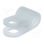FIX-CC-1SS Fixing clamp; Cable P-clips; Øbundle : 3mm; polyamide; natural M75WB8LsbmfTUlPHvbiJaf3g1wDgTS3j4b6qCXbqDEc