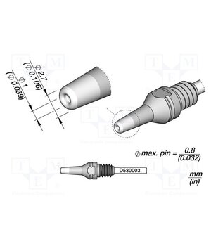 D530003 Tip: for desoldering irons; 2.7x1mm bPciMj6r-q6kKHsbLtUoDE41MQQowQP8BipDyTSd74s