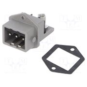 932145106 STASEI 3 N Connector: rectangular; ST; socket; male; PIN: 3; tinned; IP54; 16A AhRgpLNgoOZN06RPw9Cq0JglUOP9J6GKXIS6dN2qDw8