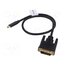 CA-CMDV-10CU-0005-BK Adapter; USB 3.1; DVI-D (24+1) plug,USB C plug; gold-plated 5Qhx2N3acHJ6Zkt51C_0NQyUYeev9lLzg-F3ikQ5m80