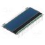 EA DOGM162B-A Display: LCD; alphanumeric; STN Negative; 16x2; blue; 55x27.94mm ZliFViJfnBxCquhPdzUIVr5P4JEwGJWwxwu5k_EoQr8