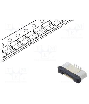 DS1020-08-8VBT11-R Connector: FFC/FPC; tinned; SMT; 500mA; 50V; PIN: 8; Contacts: copper iN5wRrFlsAbuZSNr9sL_twan5Ol__whQ7M5tutzijGE