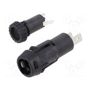 3101.0336 Fuse holder; 5x20mm; 10A; on panel; black; FPG3; 250VAC; UL94V-0 gWjFzkQqfdY6Ih4FCgi_Nd1p1mPxbOWHIxz2UmllwjA