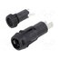 3101.0336 Fuse holder; 5x20mm; 10A; on panel; black; FPG3; 250VAC; UL94V-0 gWjFzkQqfdY6Ih4FCgi_Nd1p1mPxbOWHIxz2UmllwjA