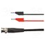 KO 8162 / RG58 / 0.5 / 50 / SW Test lead; BNC plug,banana plug 2mm x2; Len: 0.5m; red and black _l1hIwcBmHfTP3xg1p3eyPqiZtBY6aYBAh-75EHrPzo