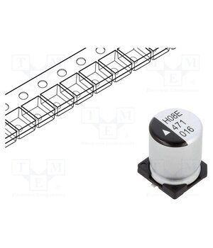 AEH1012471M016R Capacitor: electrolytic; SMD; 470uF; 16VDC; Ø10x12.5mm; 2000h; AEH nrP3K7hsYr4qOAWGHjXJEIjHclH8F2gomJ_TkNGuncE