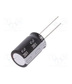 EEUEB2V470 Capacitor: electrolytic; THT; 47uF; 350VDC; Ø16x25mm; Pitch: 7.5mm fZaY3czfExWUn-Cq1ujj1HaKS5_fuwI5GggwXn57Tf8