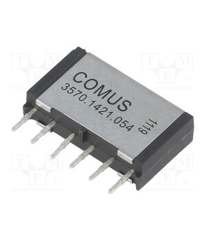 3570.1421.054 Relay: reed switch; DPST-NO; Ucoil: 5VDC; 500mA; max.200VDC; 10W tvb9eZtGJITyNc66uLe_TkBu-w5lL842pAYFpwR3fgg