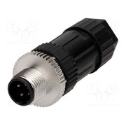 M12D-04BMMB-SL7001 Connector: M12; plug; PIN: 4; male; 250V; straight; IP67; for cable elg9FraCJH7inukCex_mnNoNA23JHRSCkG7Fo_Z260Q