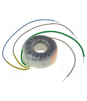 58-0012-012-S Transformer: toroidal; 12VA; 230VAC; 12V; 1A; Leads: cables; Ø: 57mm zrywCKc04ubK10GtHO3eO5-nGnyUPmuuehcoNcy6SWQ
