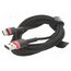 CATKLF-C91 Cable; High Speed,USB 2.0; USB A plug,USB C plug; 2m; black; 2A Hm4G7cC_-Z-gZIsj4TvnHvxh5h6tjFgDqVMxykfLzCc