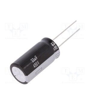 EEUEB2W330 Capacitor: electrolytic; THT; 33uF; 450VDC; Ø16x31.5mm; ±20%; 5000h j5i17aTBkB8TkDj2sGz0Ud_u8E00yGDU2-nvjefDMgU
