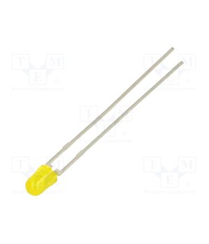 TLHY4405 LED; yellow; 3mm; 6.3÷11mcd; 30°; Front: convex; 2.4÷3VDC Lsb5qFWYNiY5F_XIWqM4HE7Tewz_zj0LOJABsOHYml8