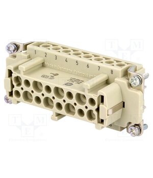 09330162701 Connector: HDC; contact insert; female; 16A; 500V; Han E®; PIN: 16 TAPHZZy0S2LlIoef3MoO4170eCNL6-HAYER0adFQAo4