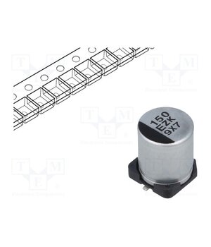 EEHZK1E151XP Capacitor: hybrid; 150uF; 25VDC; SMD; ESR: 30mΩ; ZK; ±20%; Ø6.3x7.7mm 7IOqBkBcrYBTfa21-eRy9jSwDvtSYvu0scDHzWRkr-M