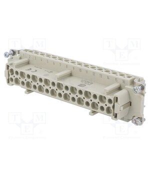 09330322701 Connector: HDC; contact insert; female; 16A; 500V; Han E®; PIN: 32 hY-SfDV-nB8ah4zWXRUhvsbH5Af2ovsICSfiPxAJuqg